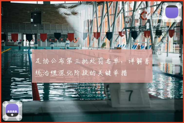 足协公布第三批处罚名单，详解系统治理深化阶段的关键举措